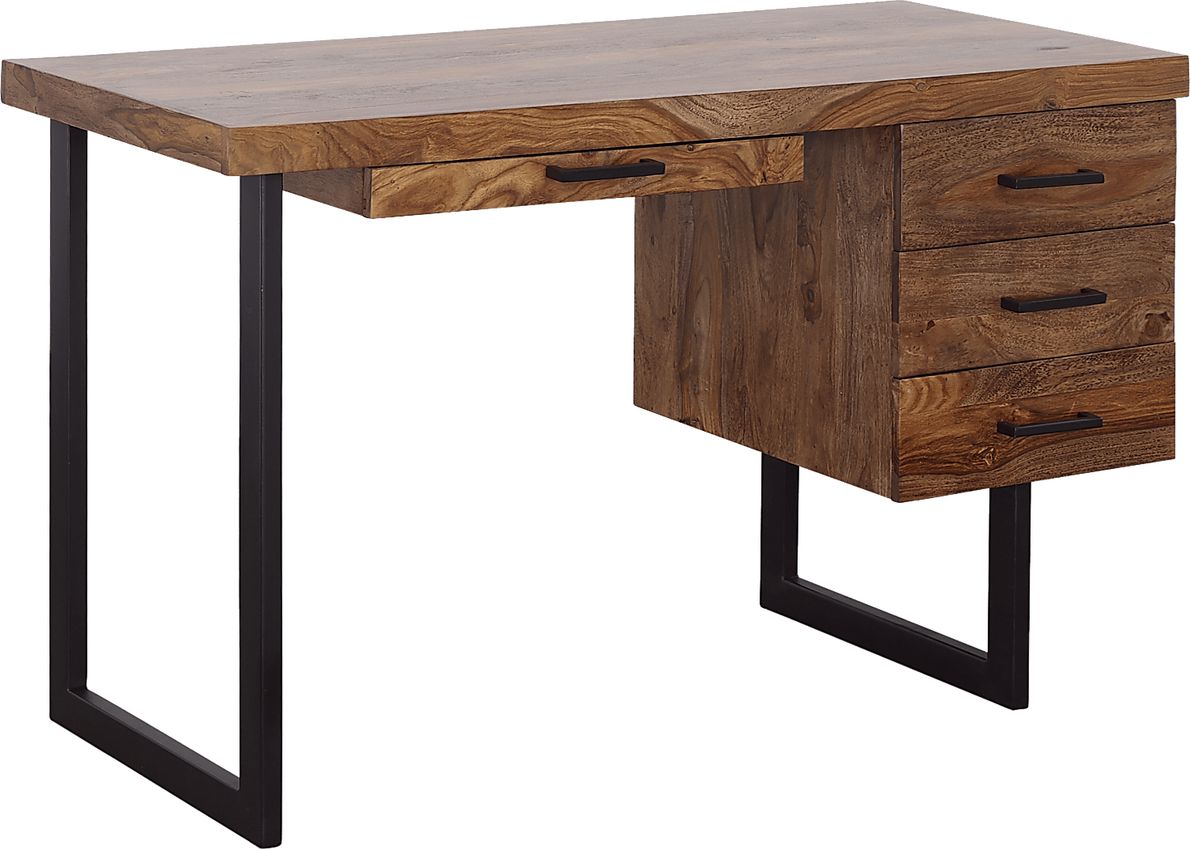 Taulbee Natural Light Wood Desk - Rooms To Go