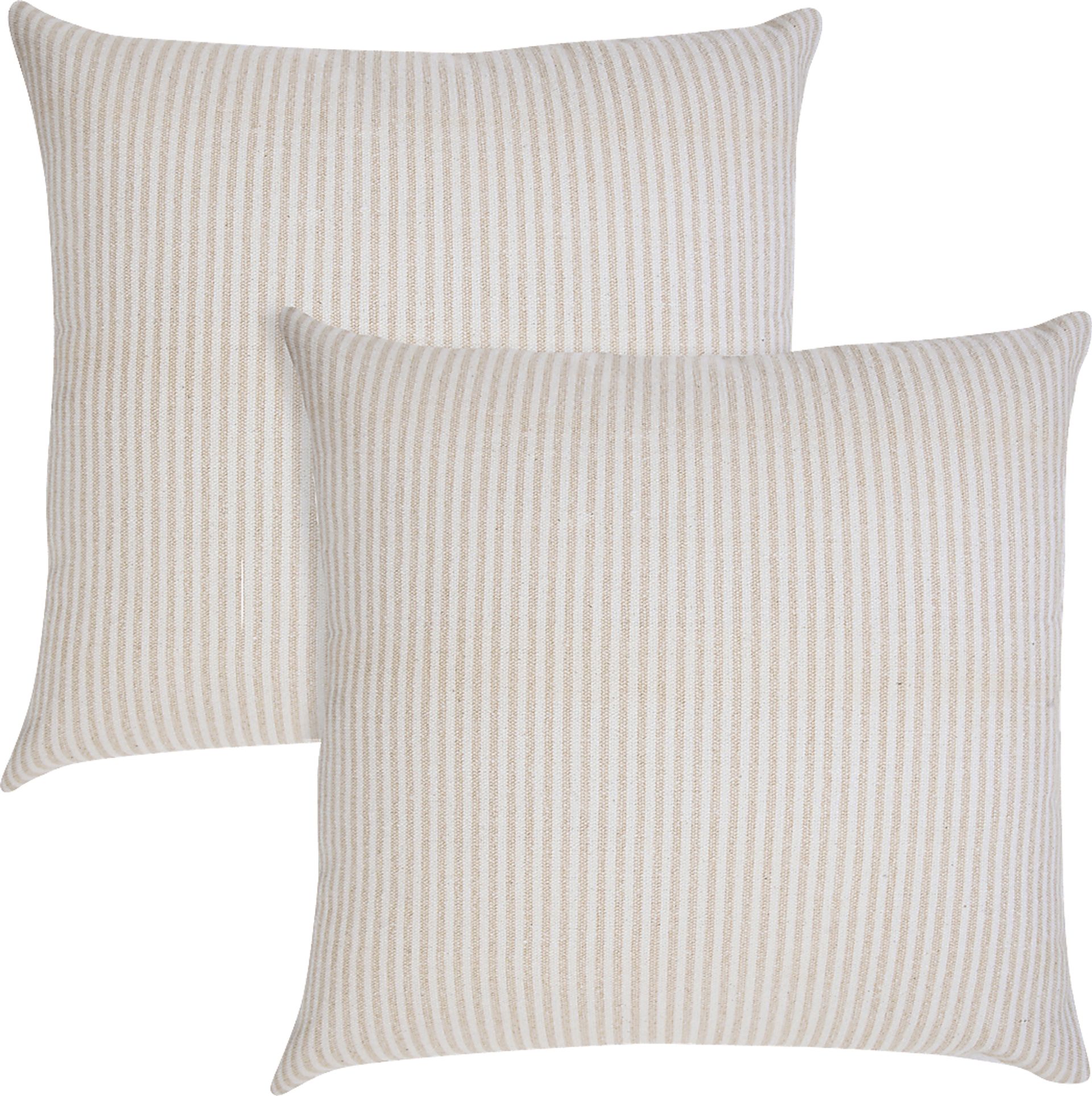Taung Beige Pillow, Set of 2 - Image 1