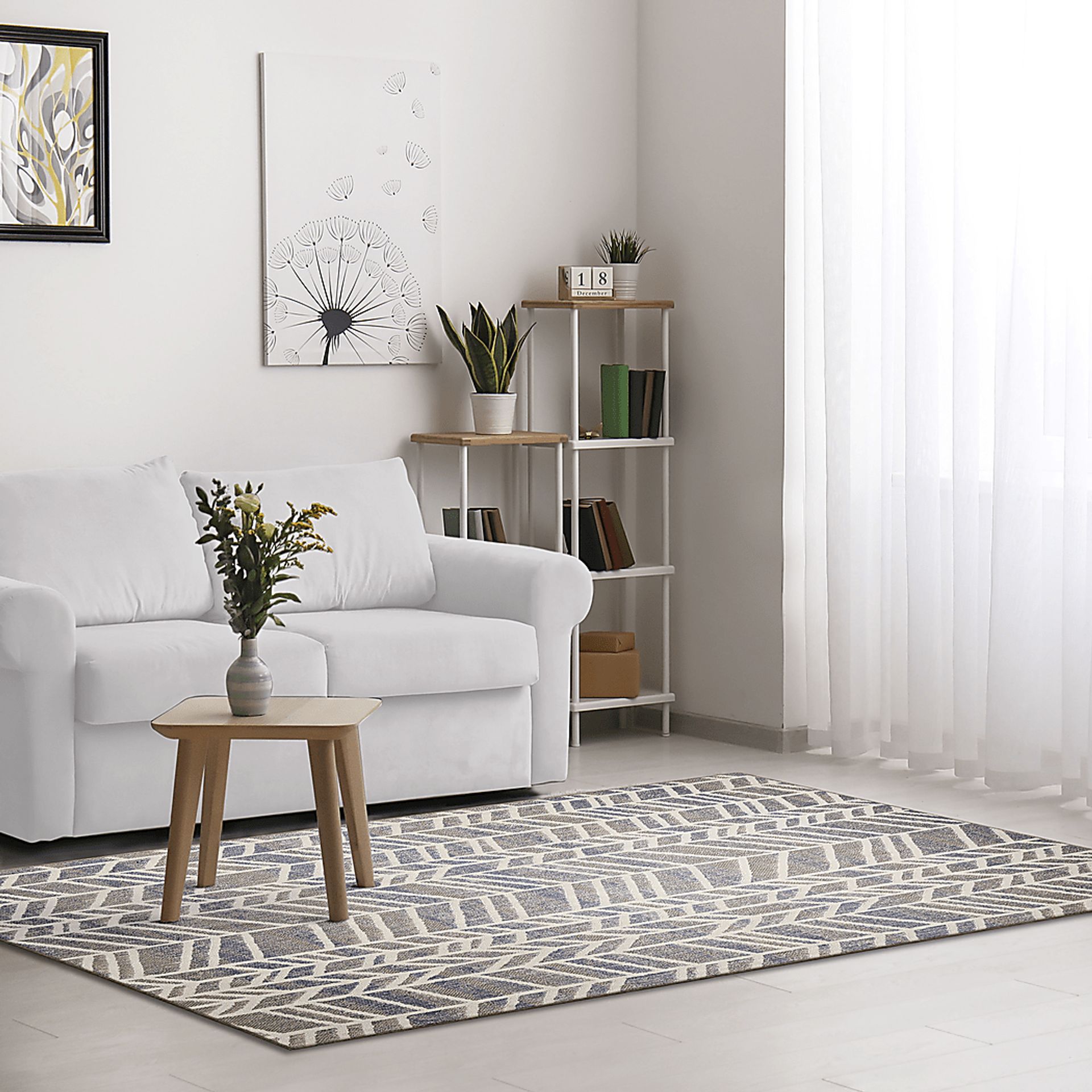 Taunney Multi 6'6 x 9'4 Indoor/Outdoor Rug - Image 2