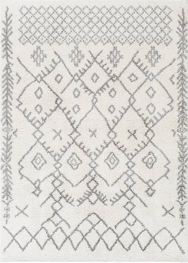 Tauryn White 5'3 x 7'3 Rug - Thumbnail - Image 1