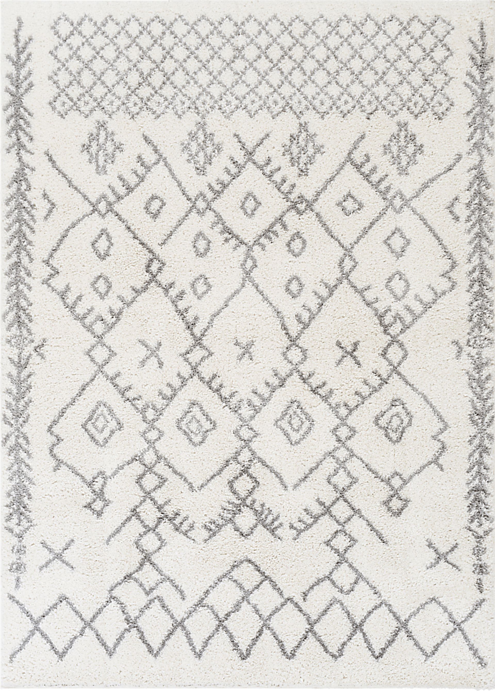 Tauryn White 5'3 x 7'3 Rug - Image 1