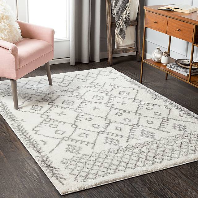 Tauryn White 7'10 x 10' Rug - Thumbnail - Image 2