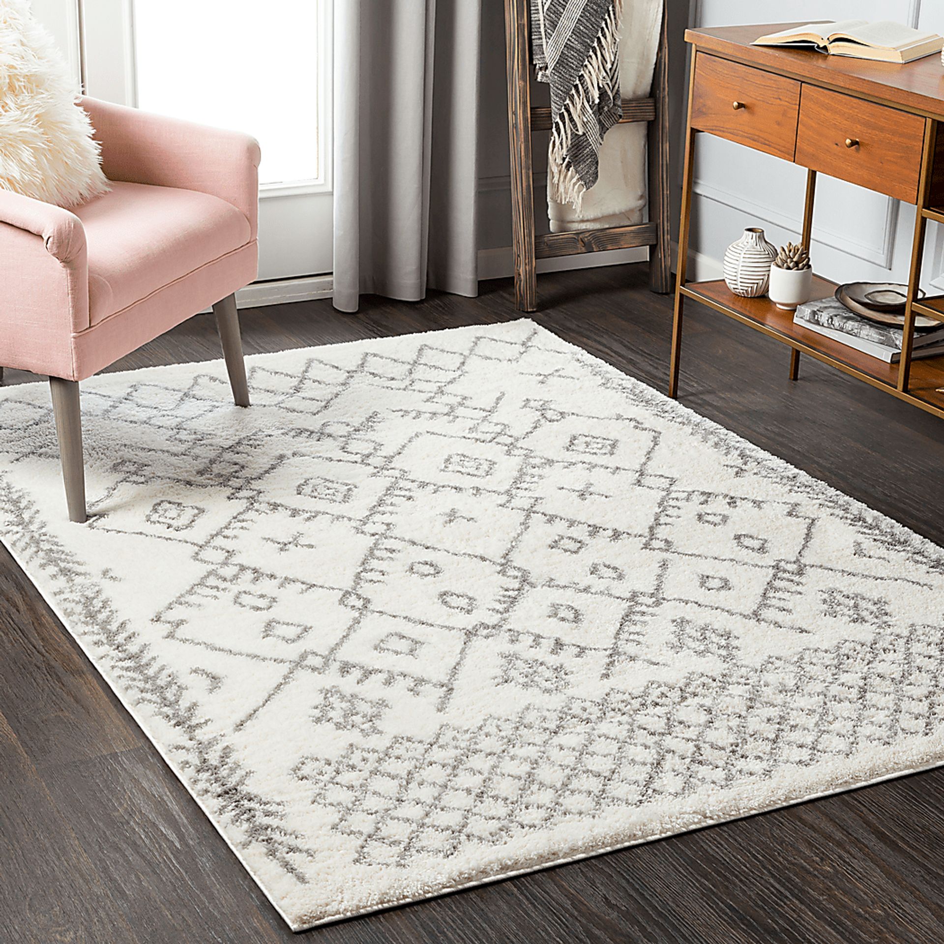 Tauryn White 7'10 x 10' Rug - Image 2