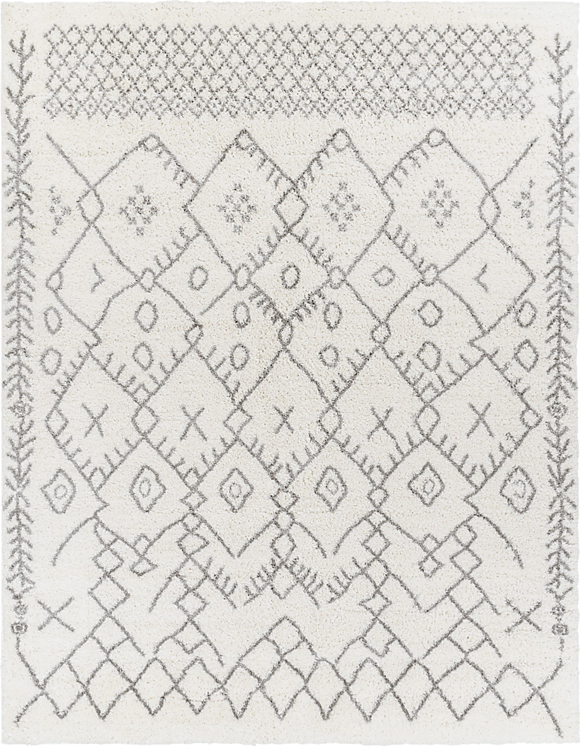 Tauryn White 7'10 x 10' Rug - Image 1