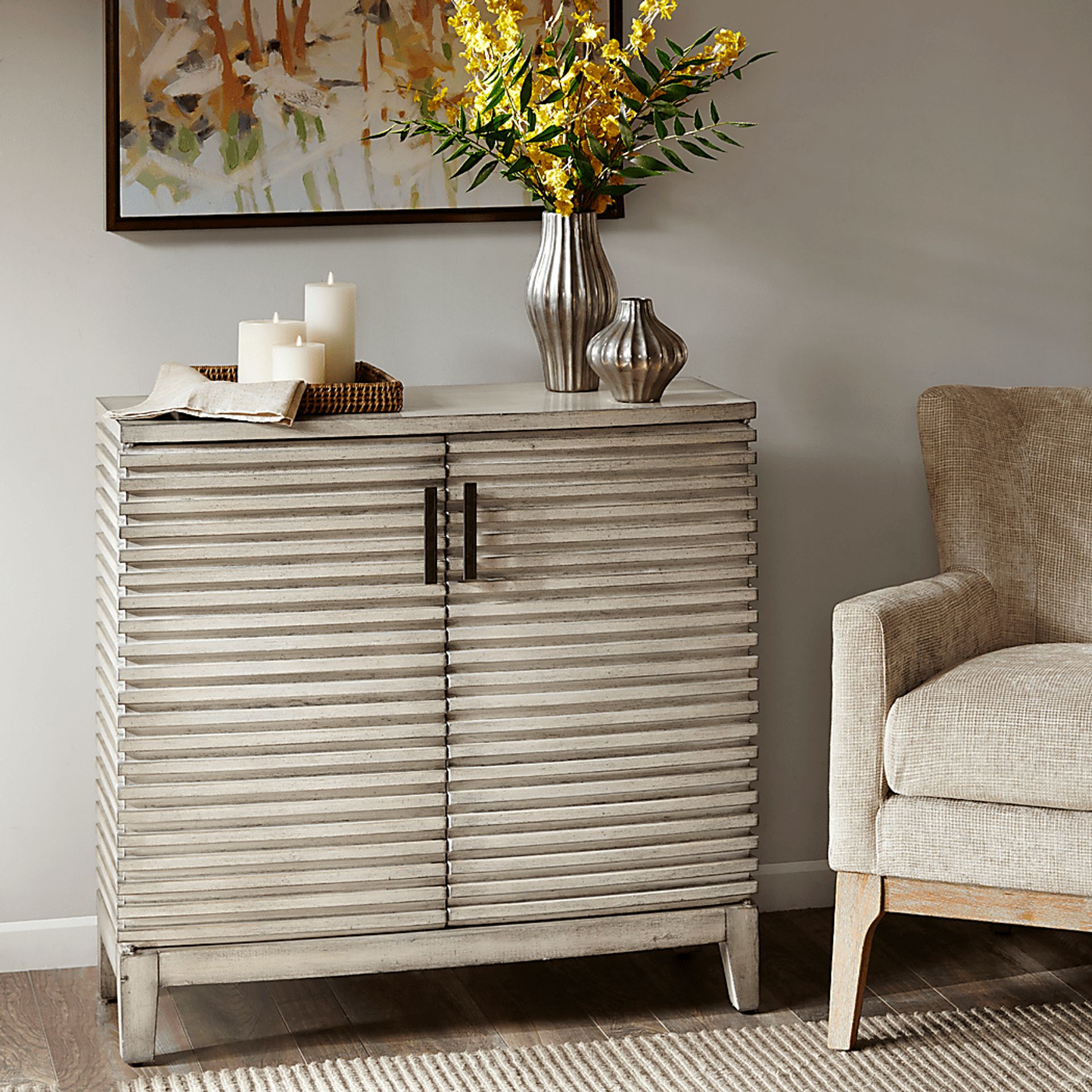 Taussia Cream Accent Cabinet - Image 2