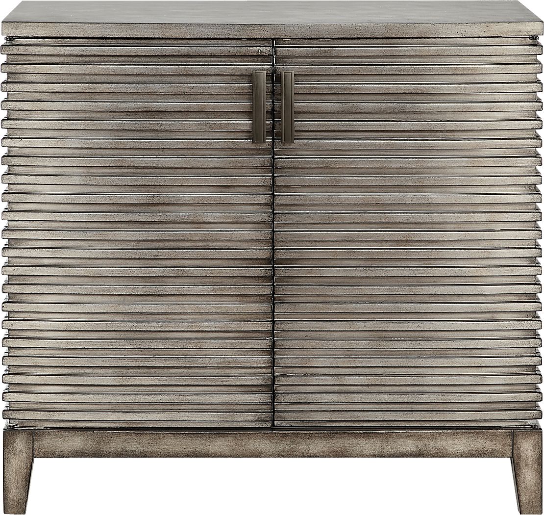 Taussia Gray Accent Cabinet - Thumbnail 4