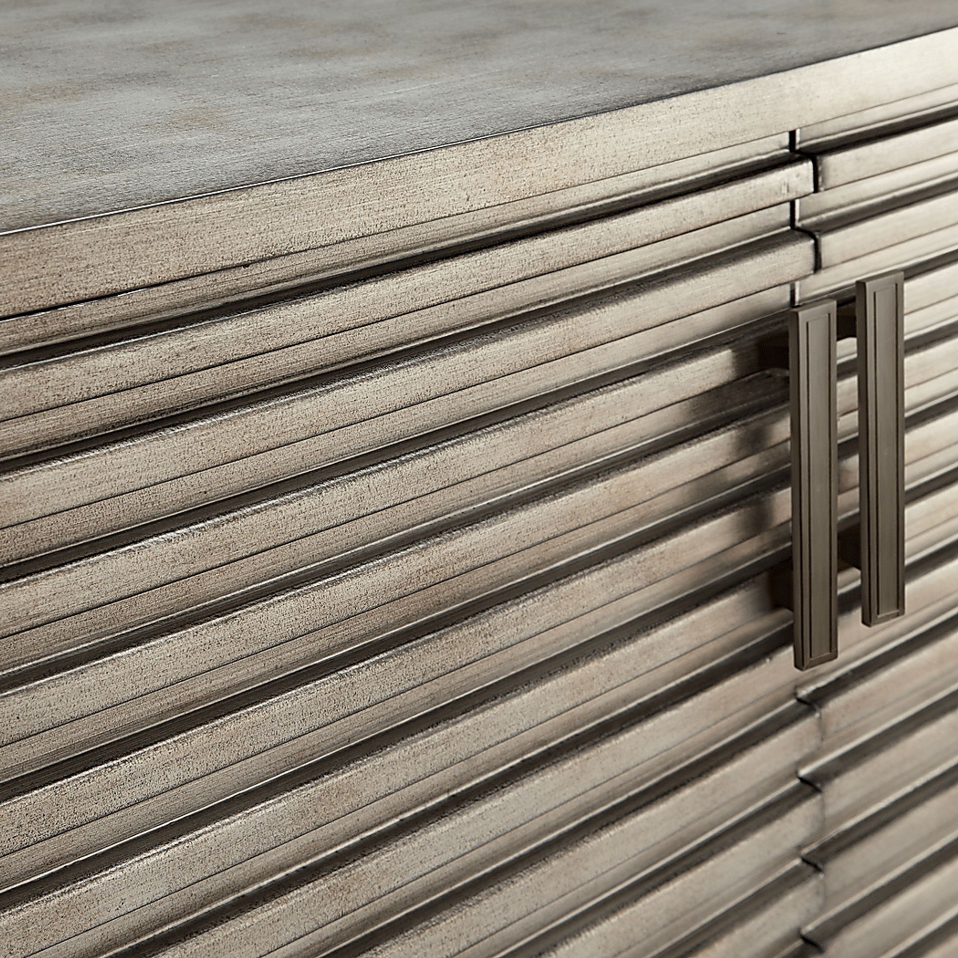 Taussia Gray Accent Cabinet - Image 4