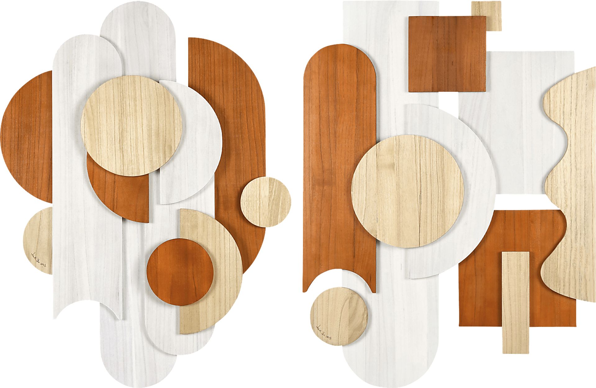 Tavalopa Beige Wall Decor, Set of 2 - Image 1