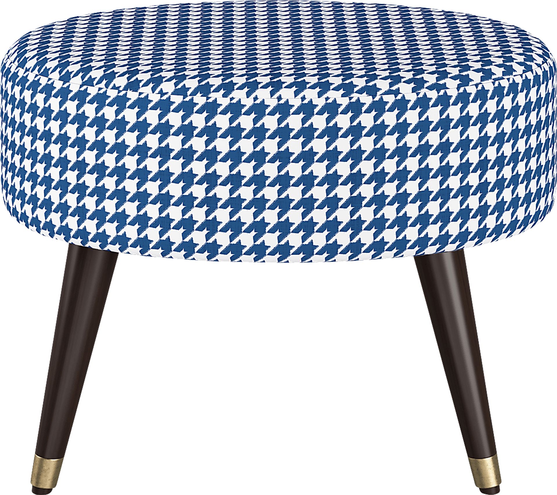 Tavares Blue Ottoman - Image 2
