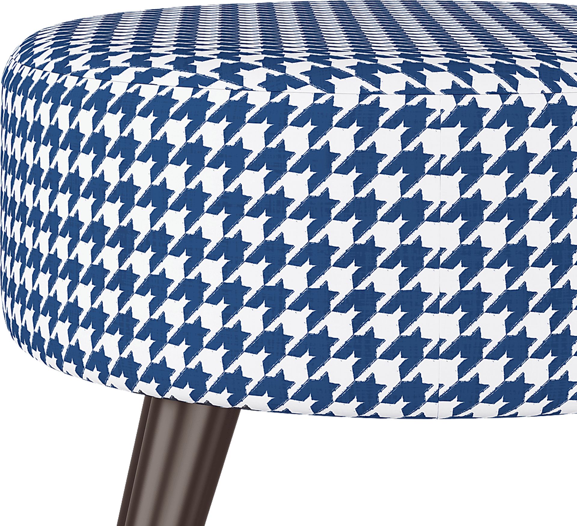 Tavares Blue Ottoman - Image 3