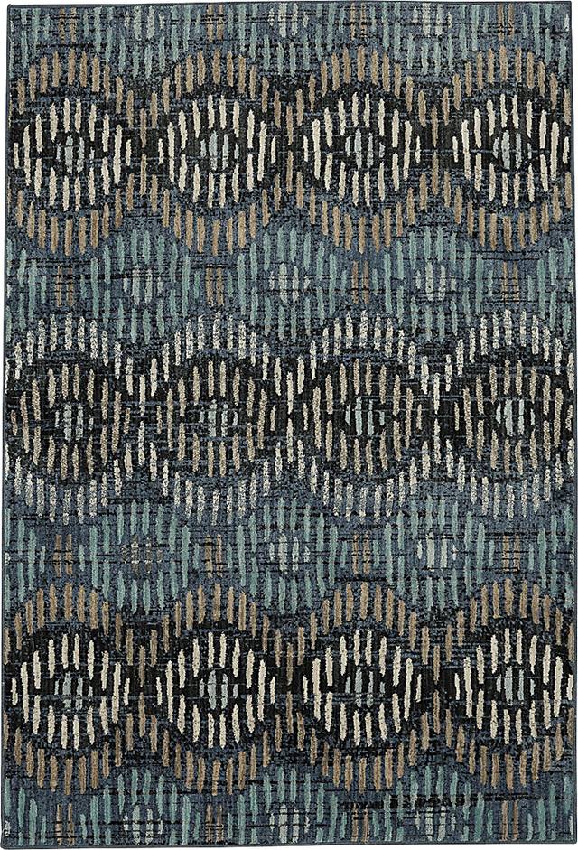 Tavarius Blue 5'3 x 7'10 Rug - Thumbnail - Image 1
