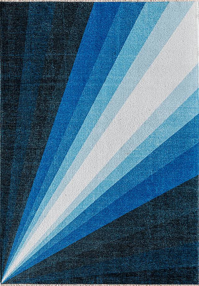 Taveshi Blue 7'10 x 10' Rug - Thumbnail - Image 1
