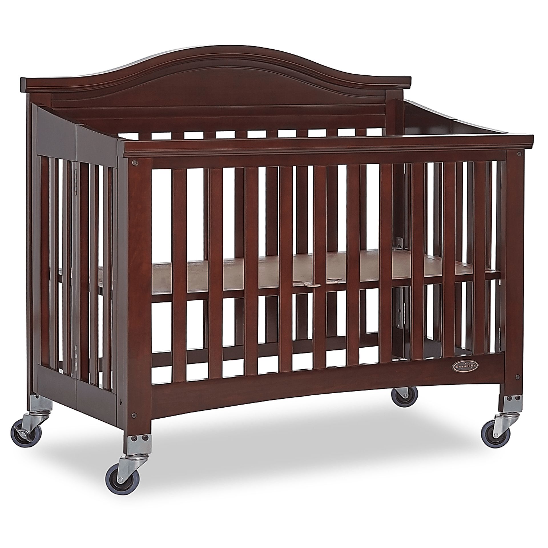Tavia Espresso Mini Folding Portable Crib - Image 2