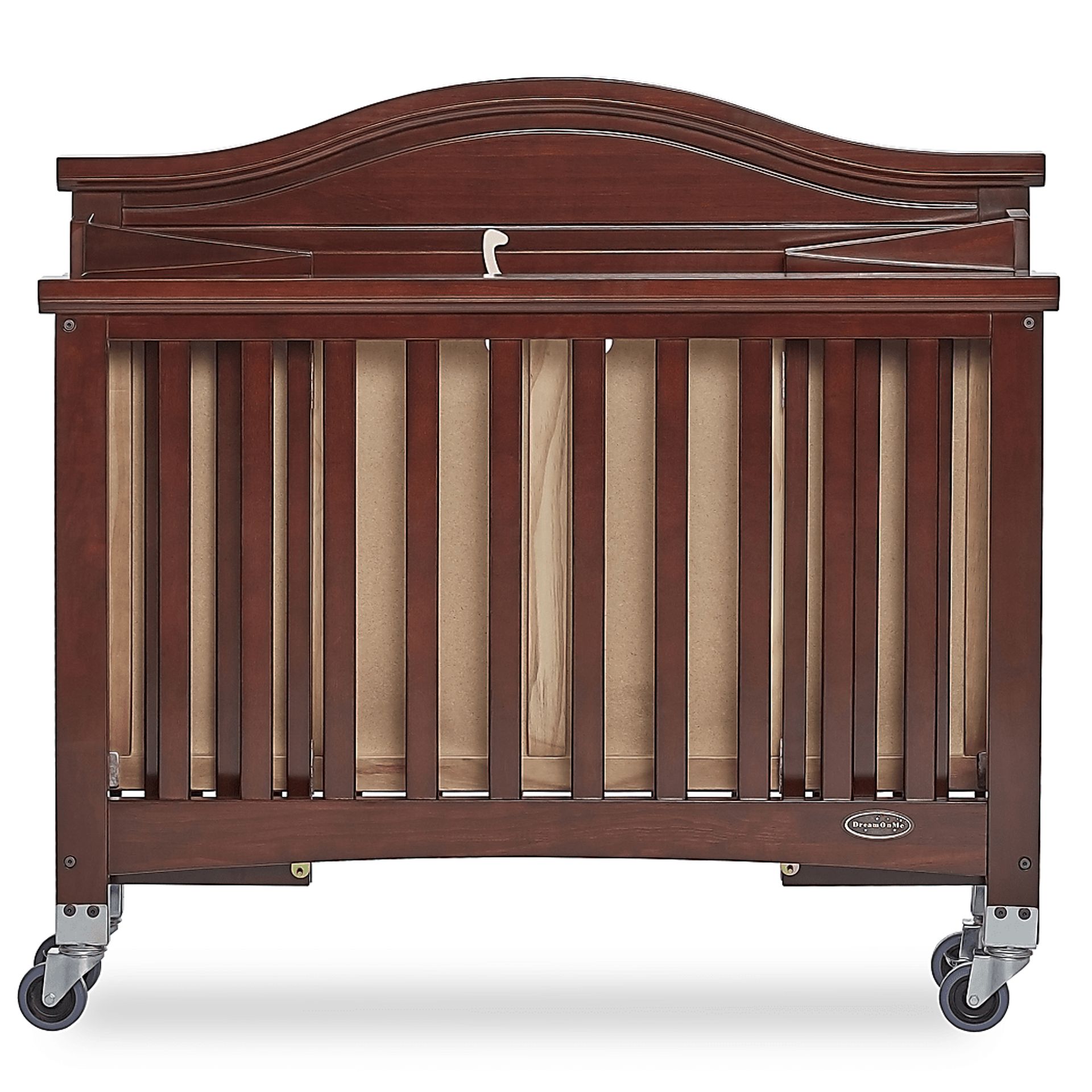 Tavia Espresso Mini Folding Portable Crib - Image 5
