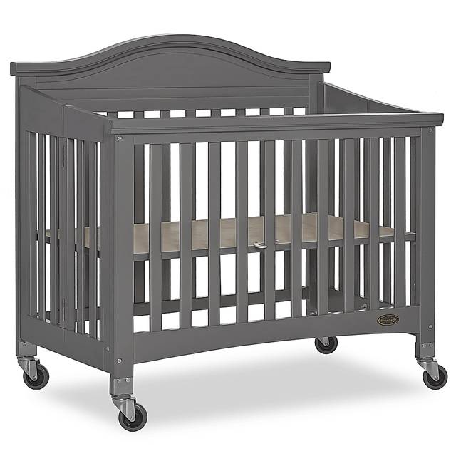 Tavia Gray Mini Folding Portable Crib - Thumbnail - Image 2