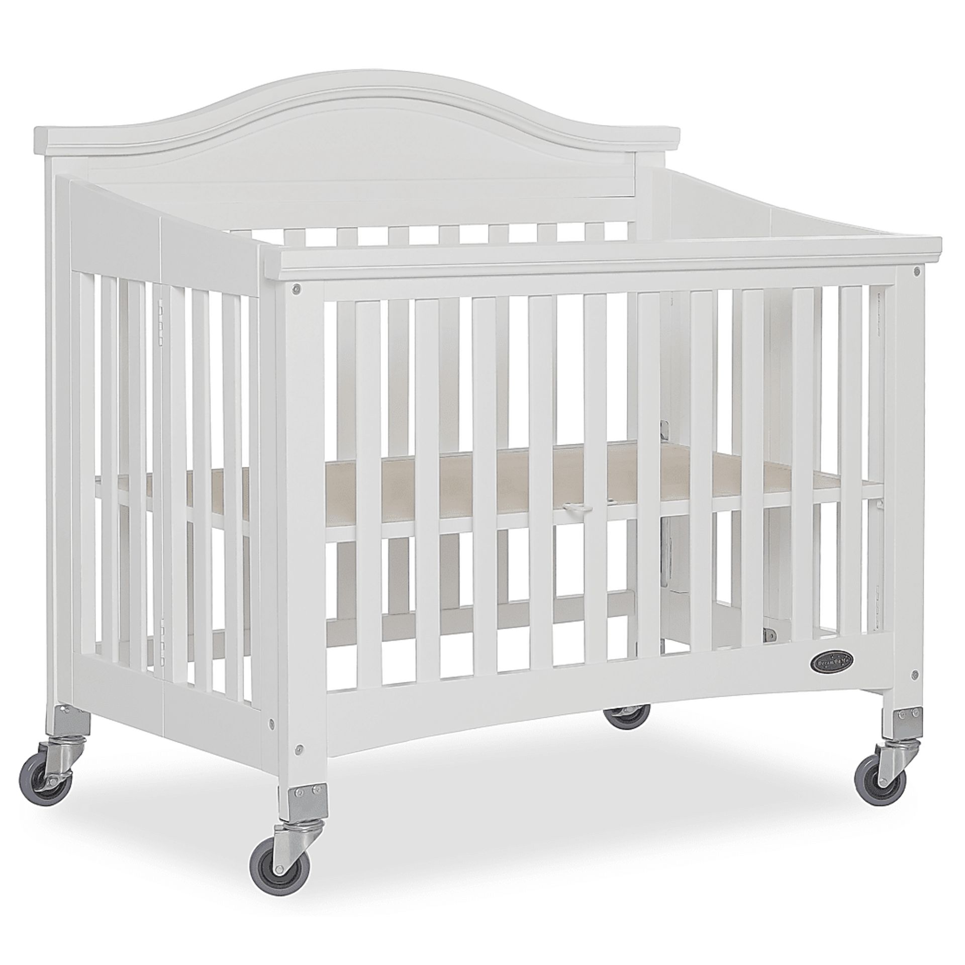 Tavia White Mini Folding Portable Crib - Image 2