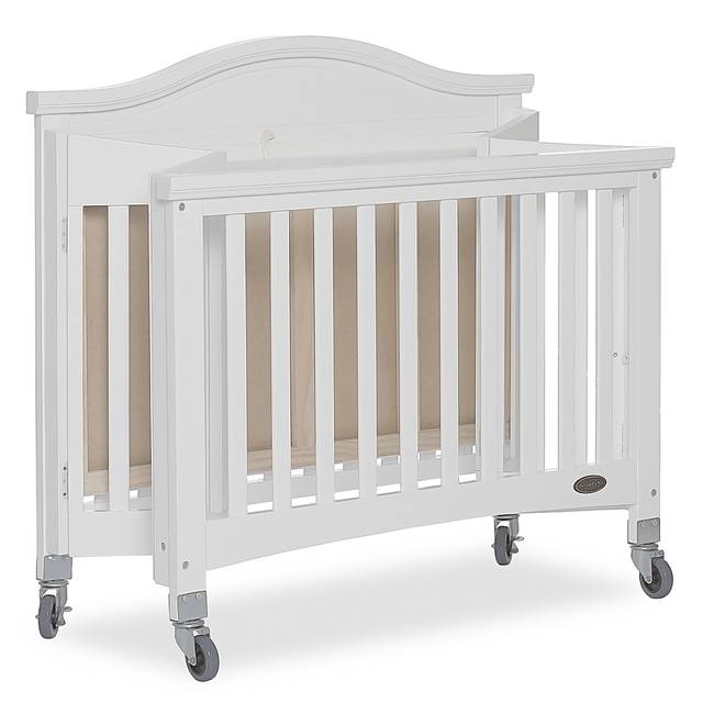 Tavia White Mini Folding Portable Crib - Thumbnail - Image 3