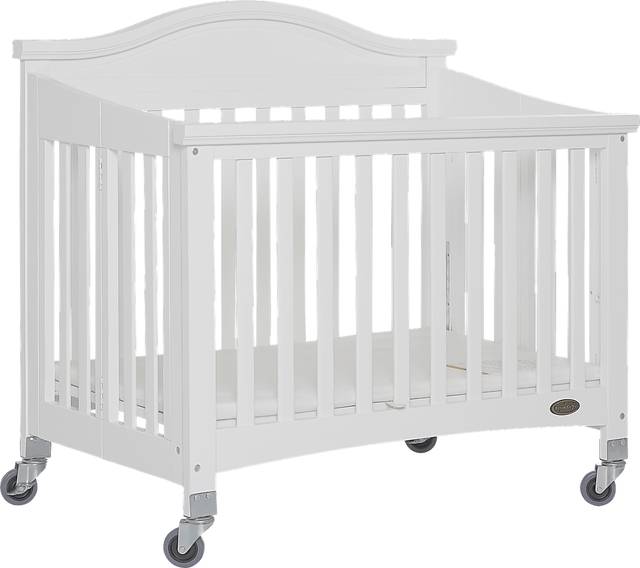 Tavia White Mini Folding Portable Crib - Thumbnail - Image 1