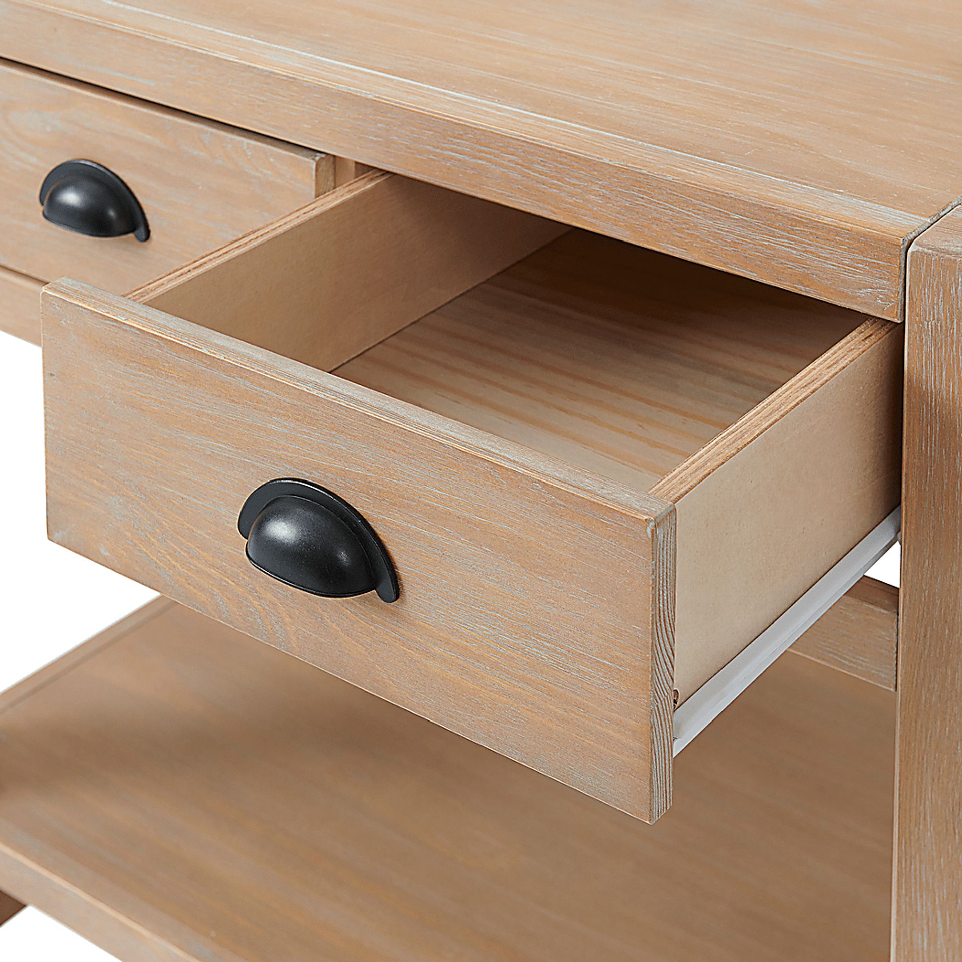 Taviawk Brown 2 Drawer Nightstand - Image 3