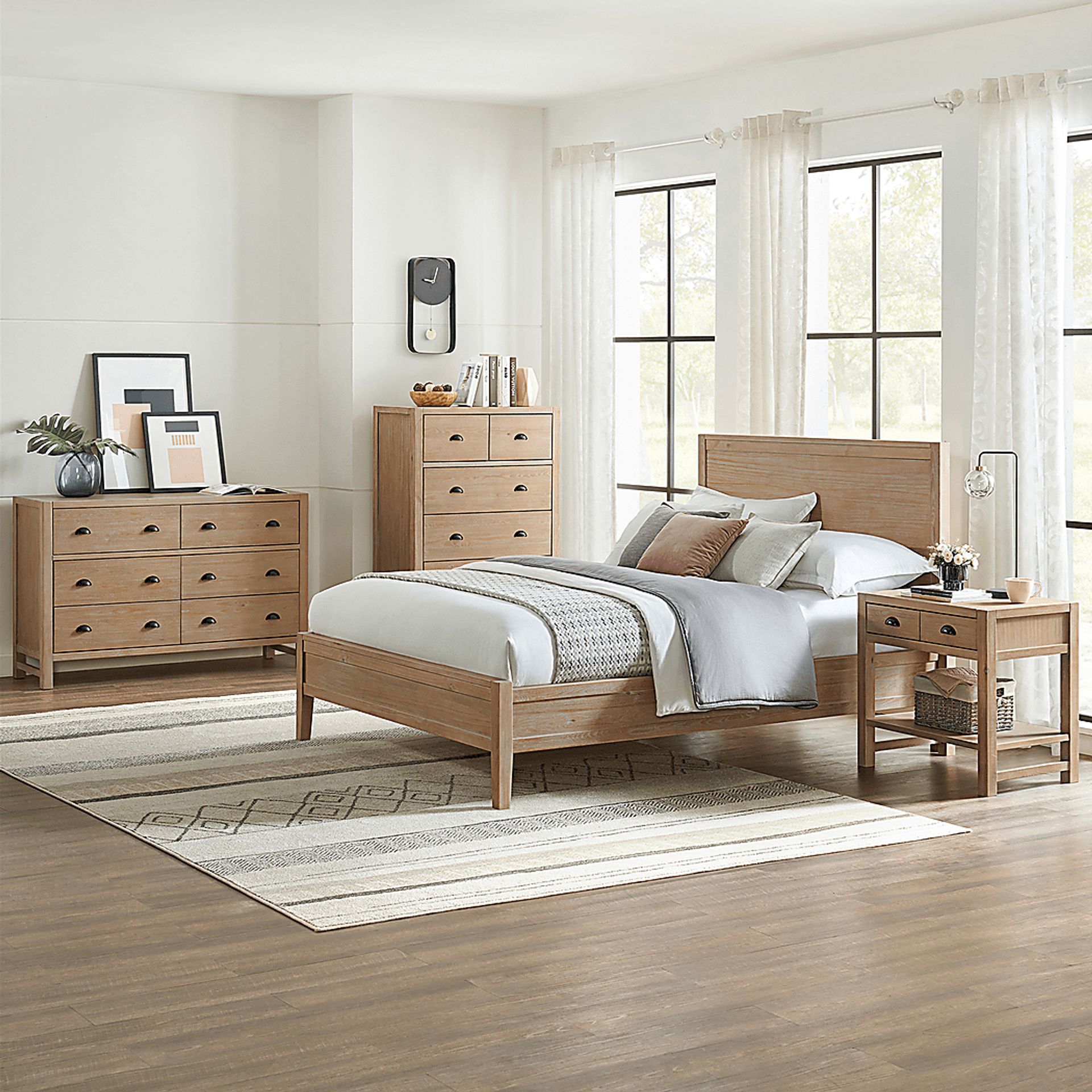 Taviawk Brown 2 Drawer Nightstand - Image 8