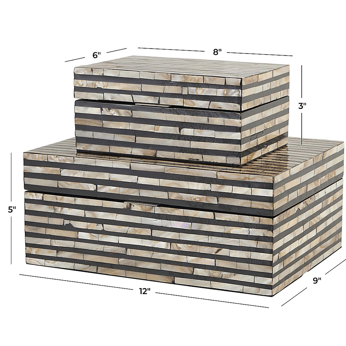 Tawam Beige Decorative Box | Rooms to Go