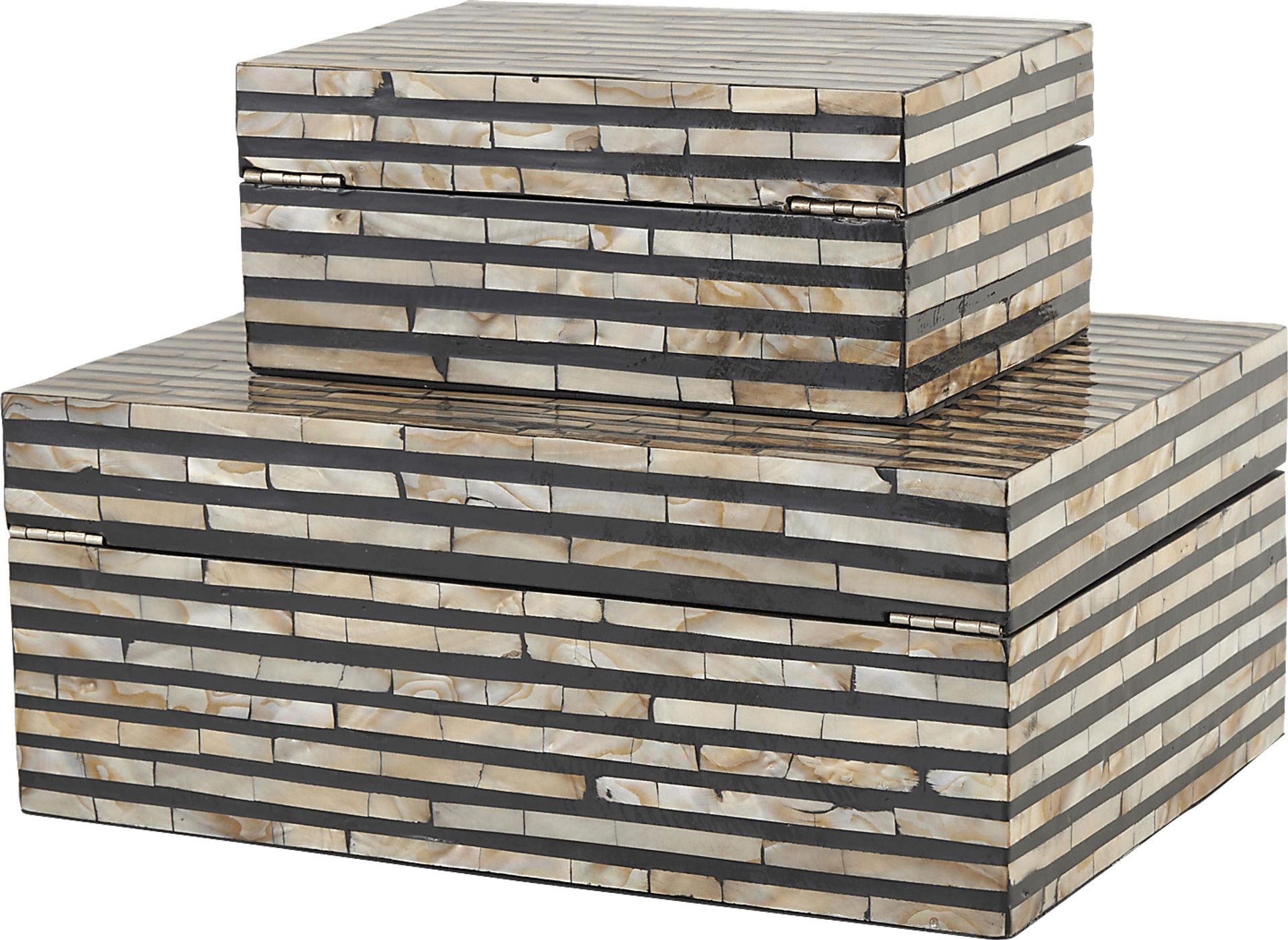 Tawam Beige Decorative Box, Set of 2 - Image 6