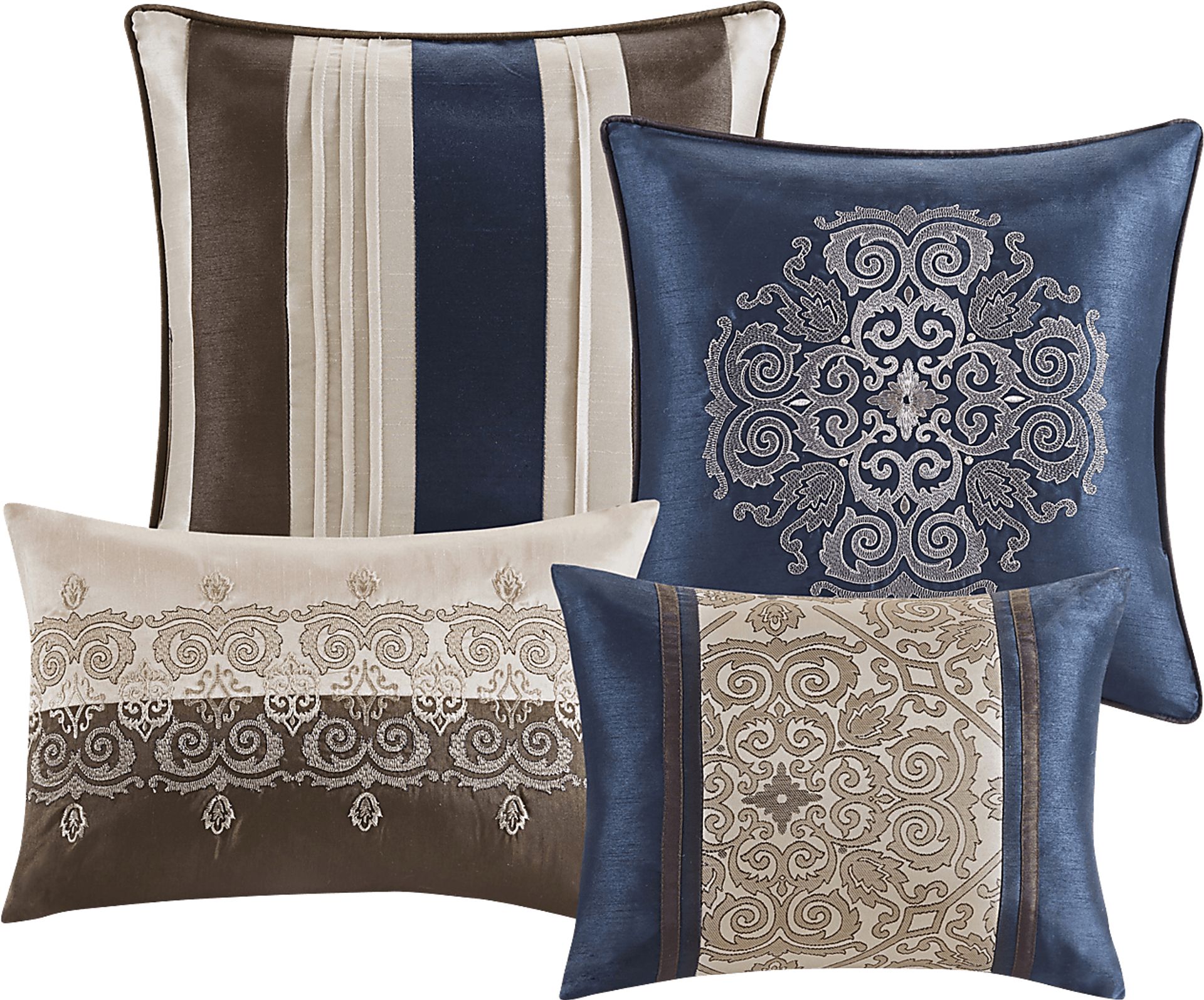 Taylah Navy 24 Pc Queen Room in a Bag - Image 11