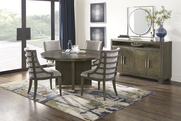 Taylor Trace Brown 5 Pc Round Dining Room
