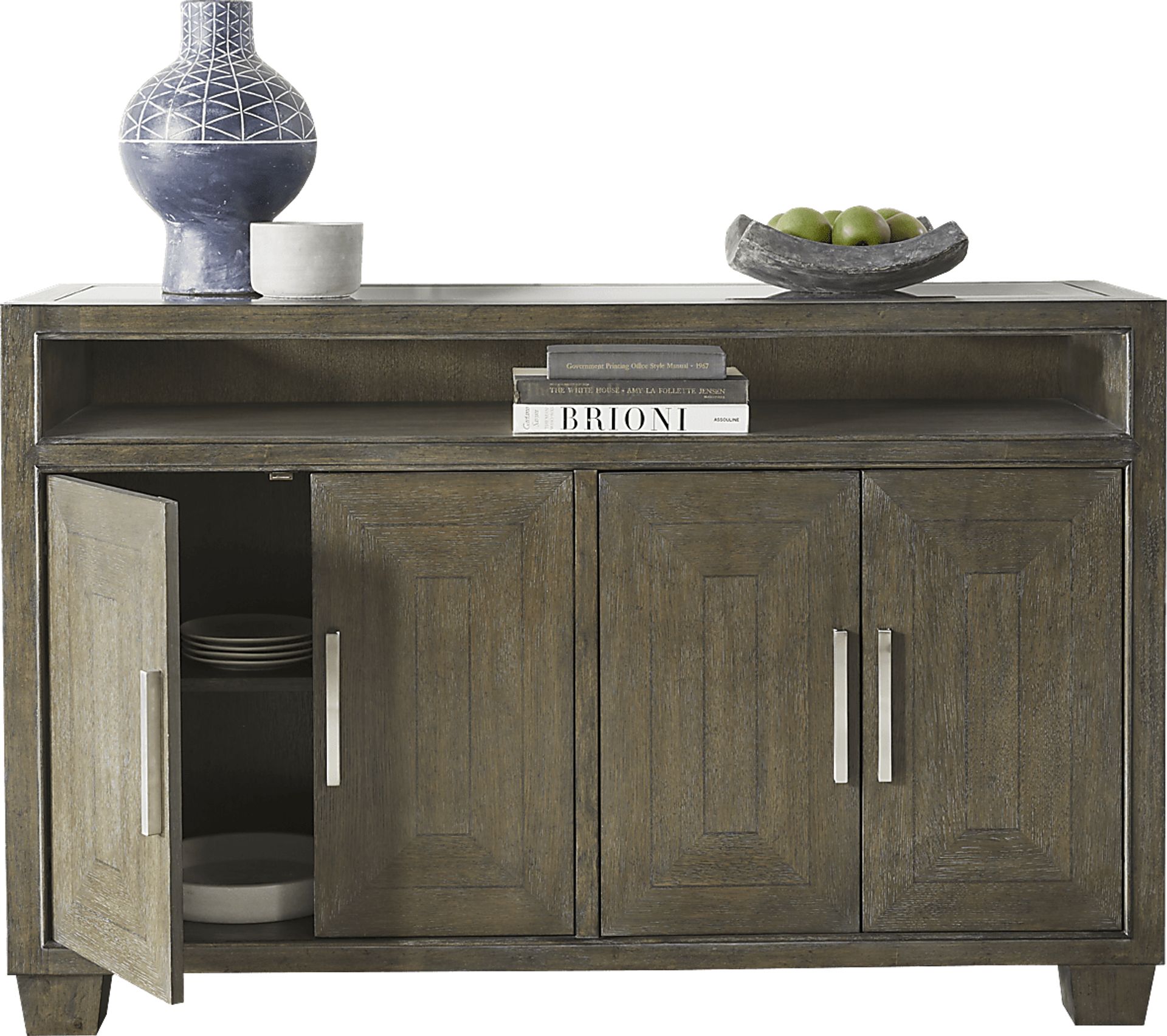Taylor Trace Brown Credenza - Image 2