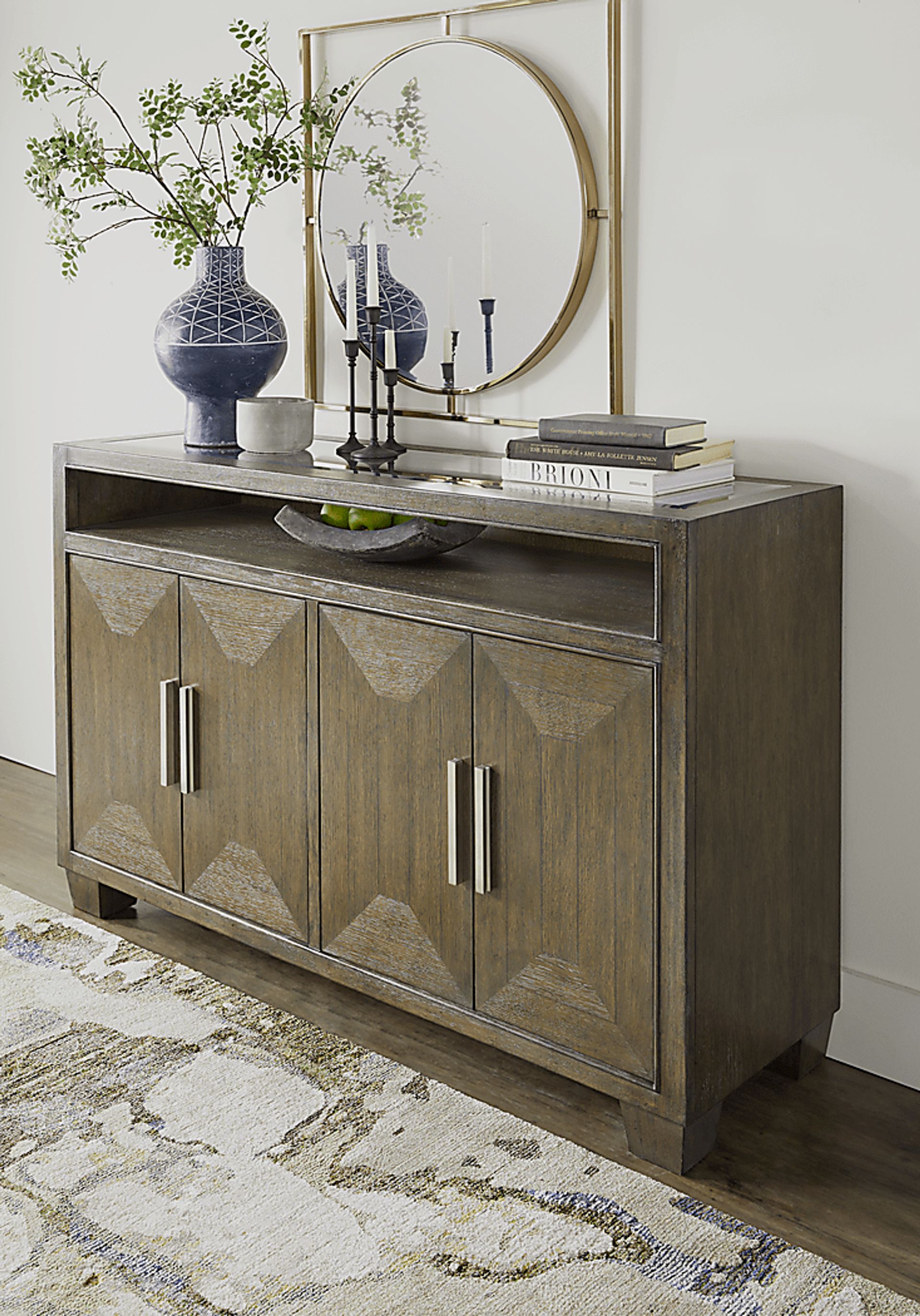 Taylor Trace Brown Credenza - Image 3
