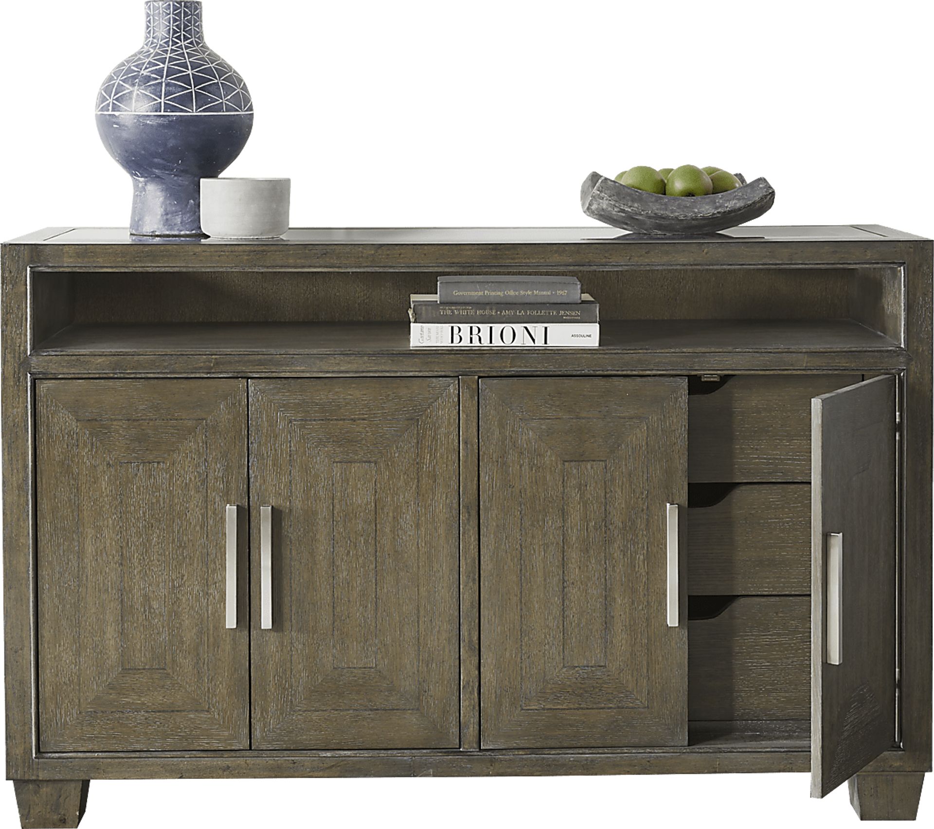 Taylor Trace Brown Credenza - Image 4