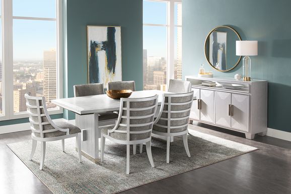 Taylor Trace White 5 Pc Rectangle Dining Room