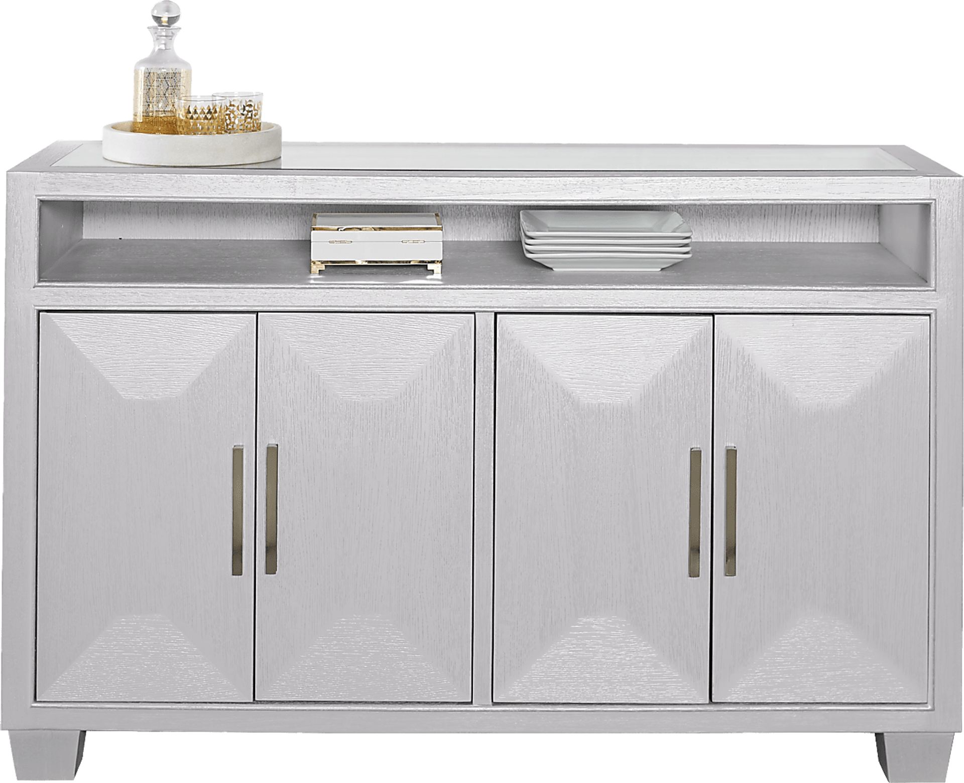 Taylor Trace White Credenza - Image 2