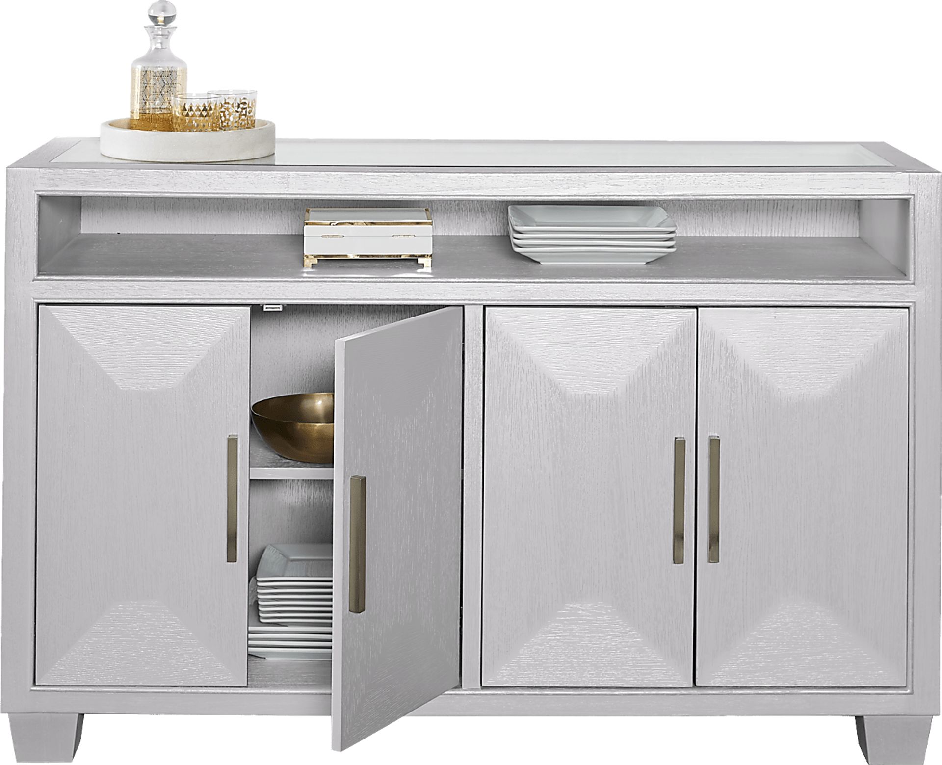 Taylor Trace White Credenza - Image 5