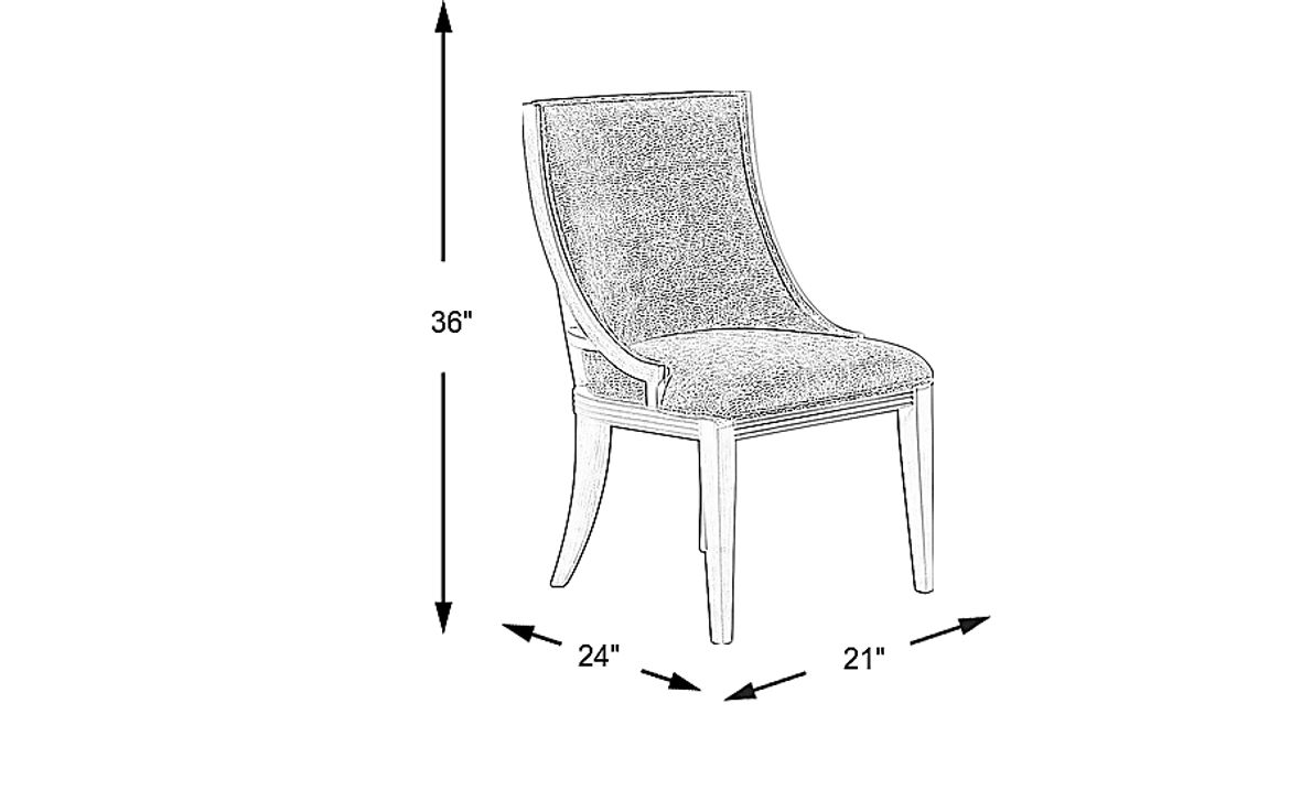 Taylor Trace White Side Chair - Rooms To Go