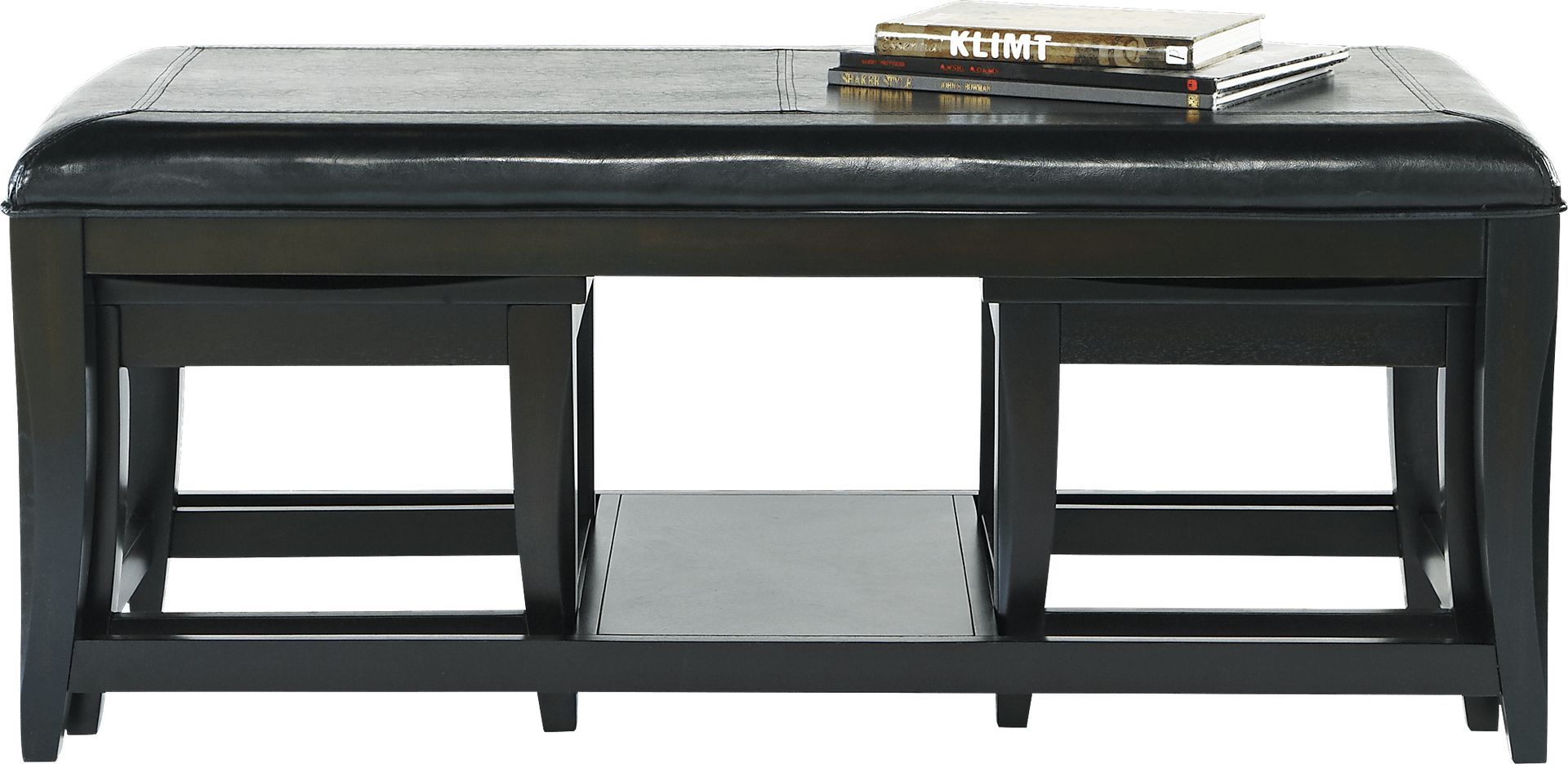 Taylorsville Ottoman Cocktail Table w/ Nesting Tables - Image 2