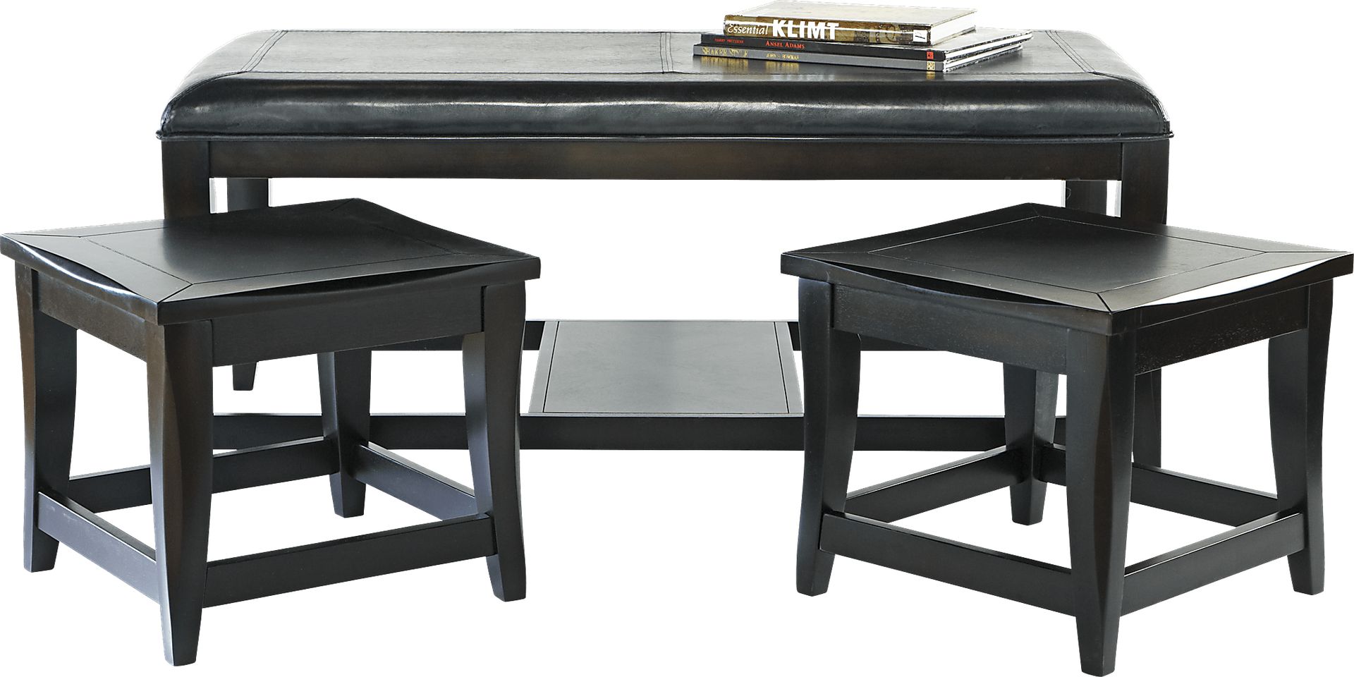 Taylorsville Ottoman Cocktail Table w/ Nesting Tables - Image 3