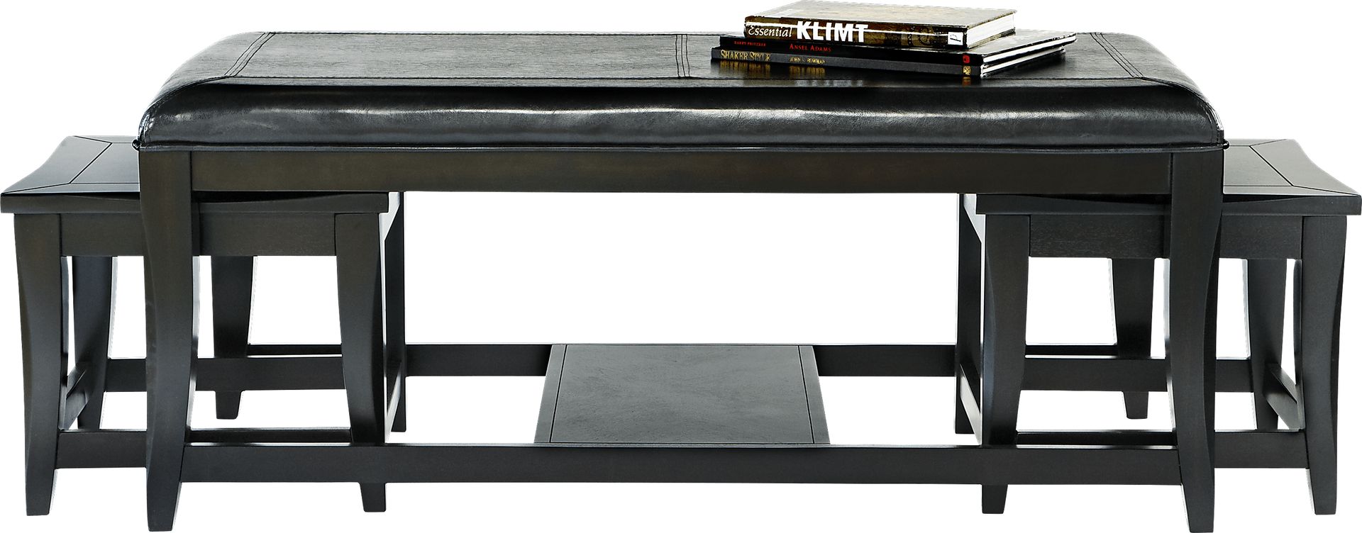 Taylorsville Ottoman Cocktail Table w/ Nesting Tables - Image 1