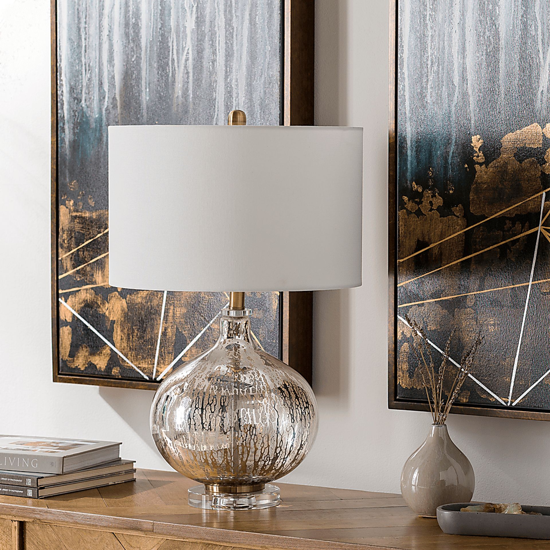 Teaber Lane Gold Lamp - Image 2