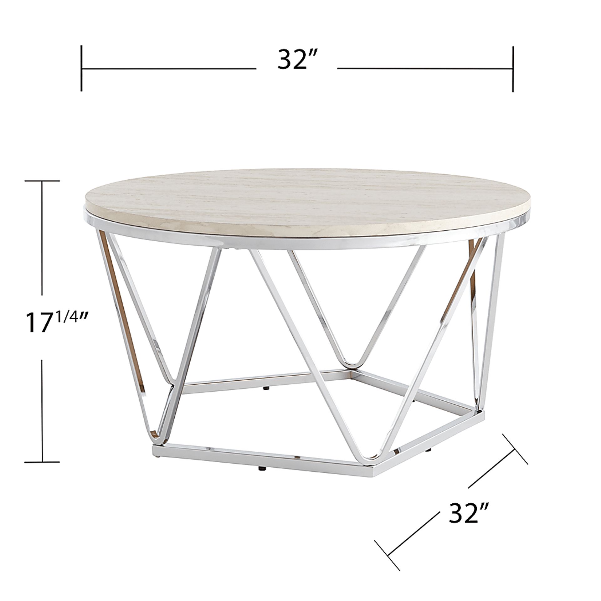 Teaberry White Cocktail Table - Image 5