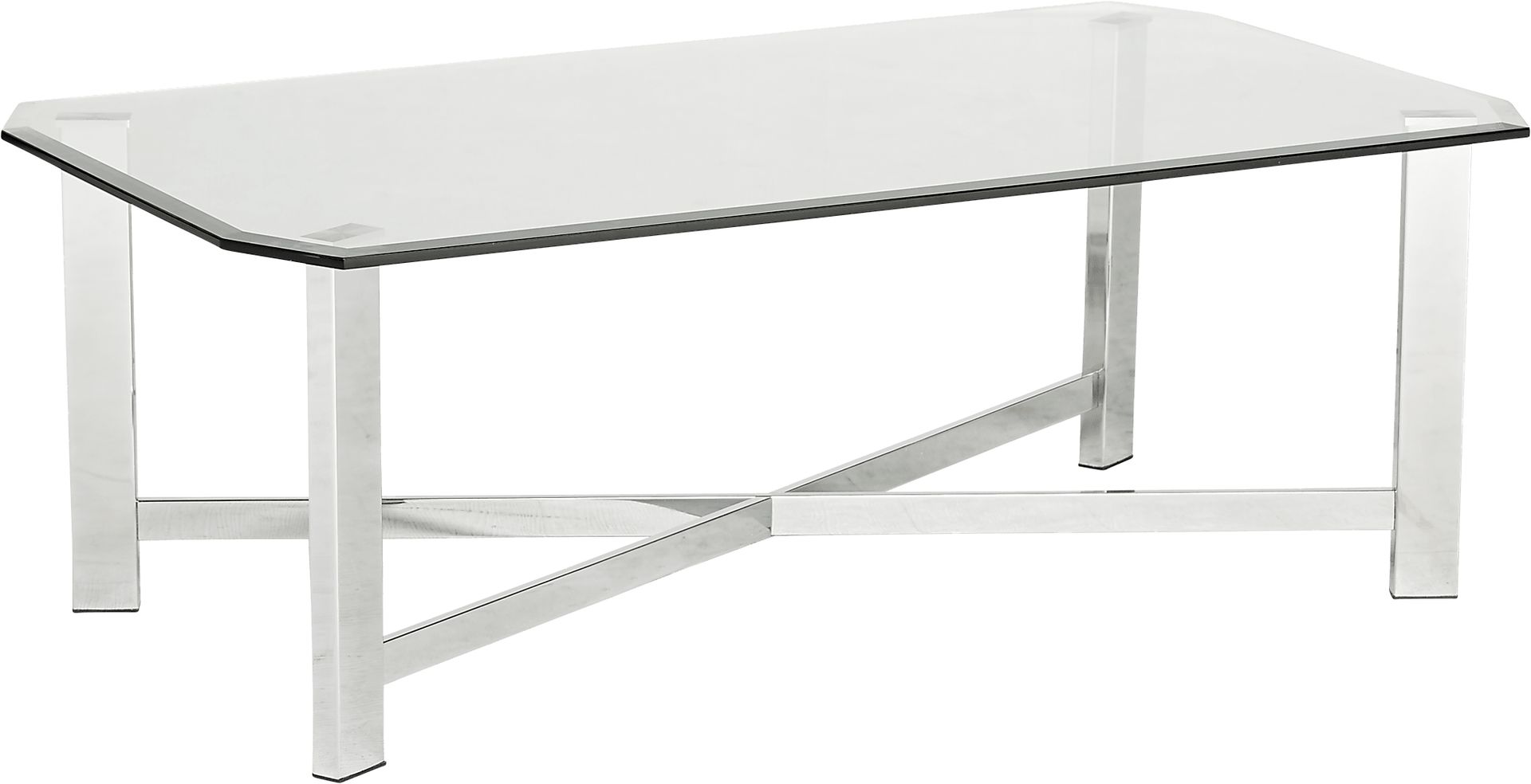 Teagan Chrome Cocktail Table - Image 1
