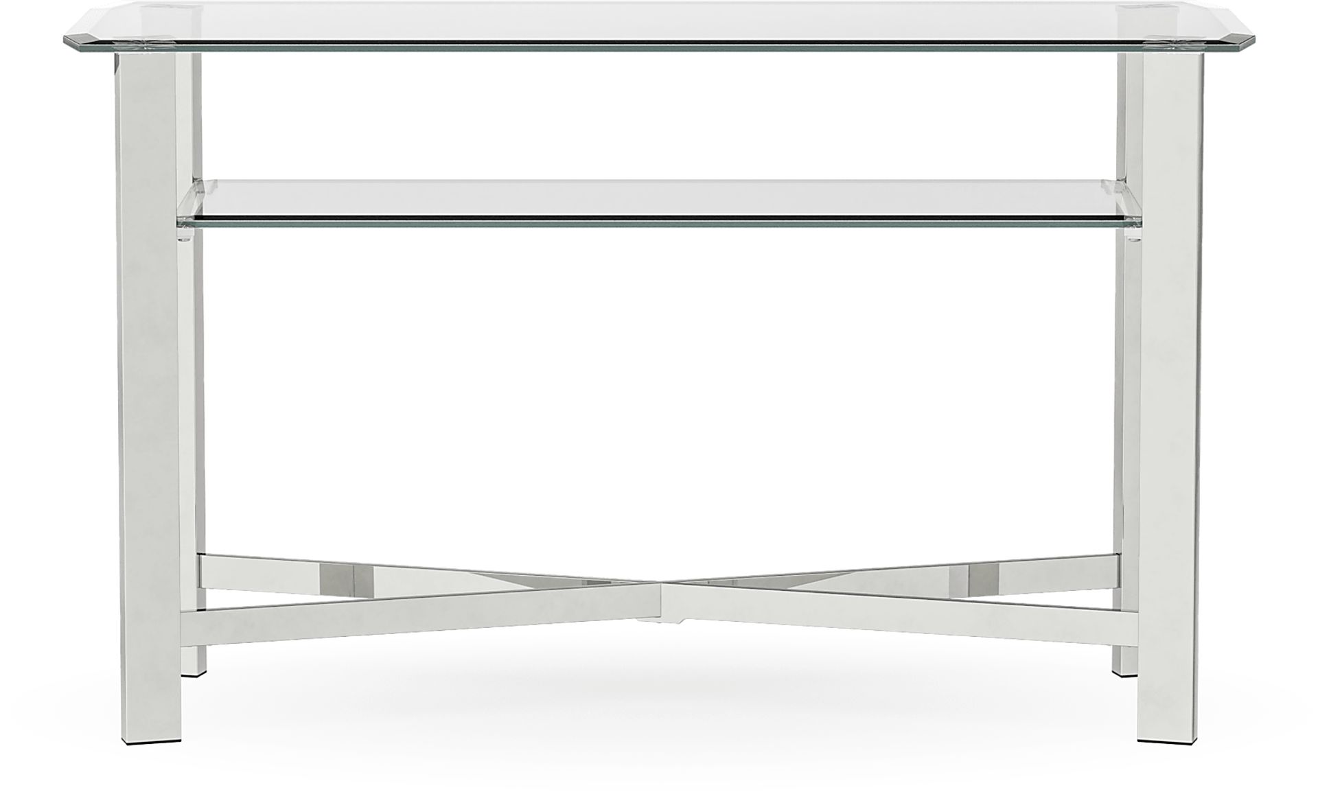 Teagan Chrome Sofa Table - Image 2