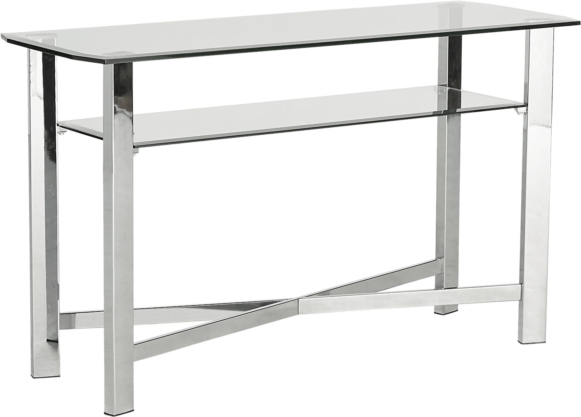 Teagan Chrome Sofa Table - Image 1