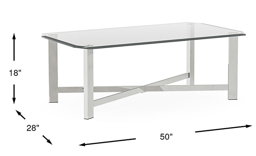 Teagan Silver Cocktail Table