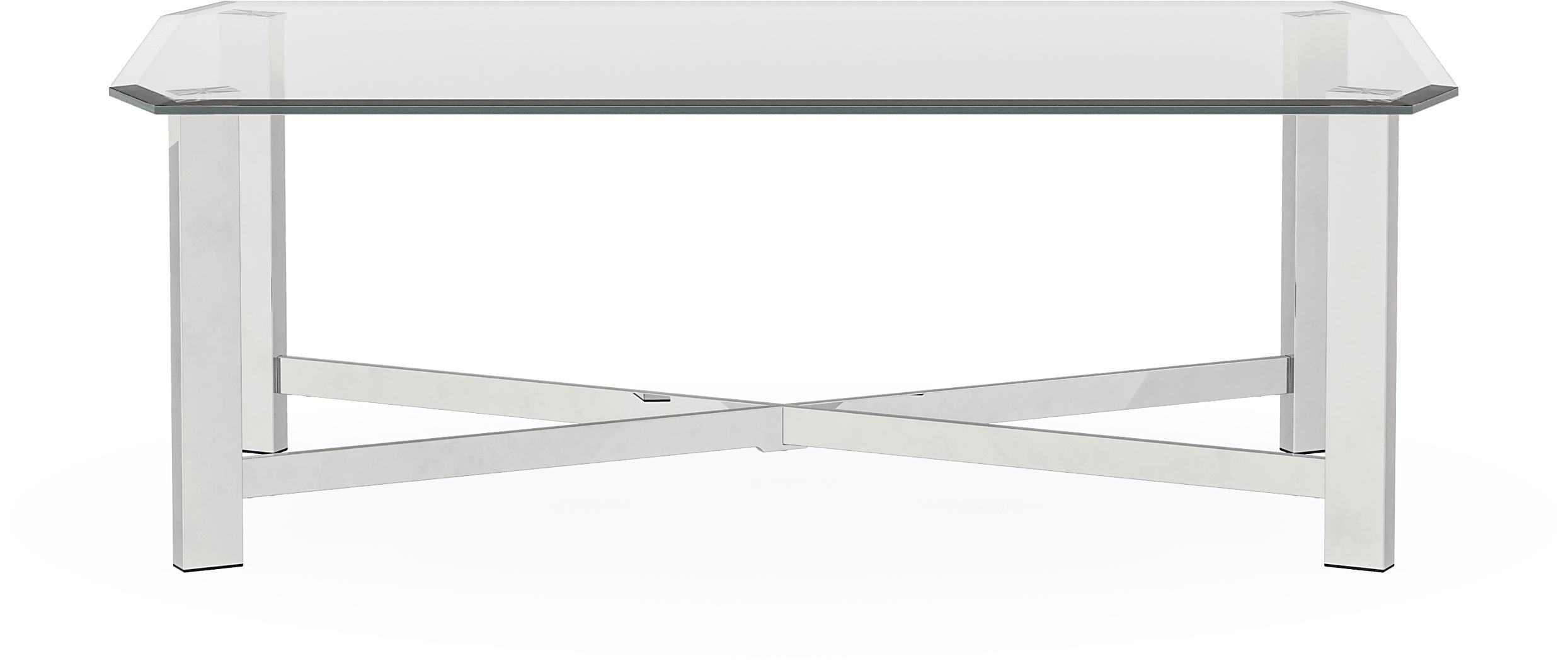 Teagan Silver Cocktail Table - Thumbnail 2