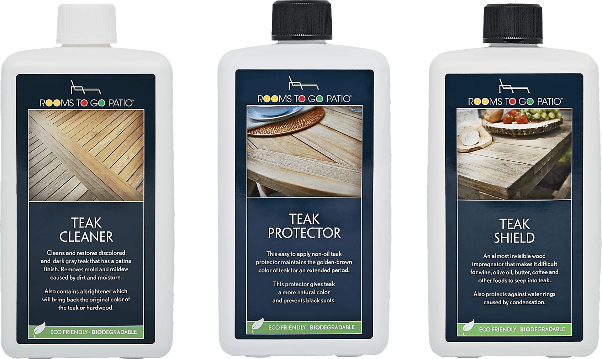 Teak Furniture 3 Pc Care Kit - Image 1