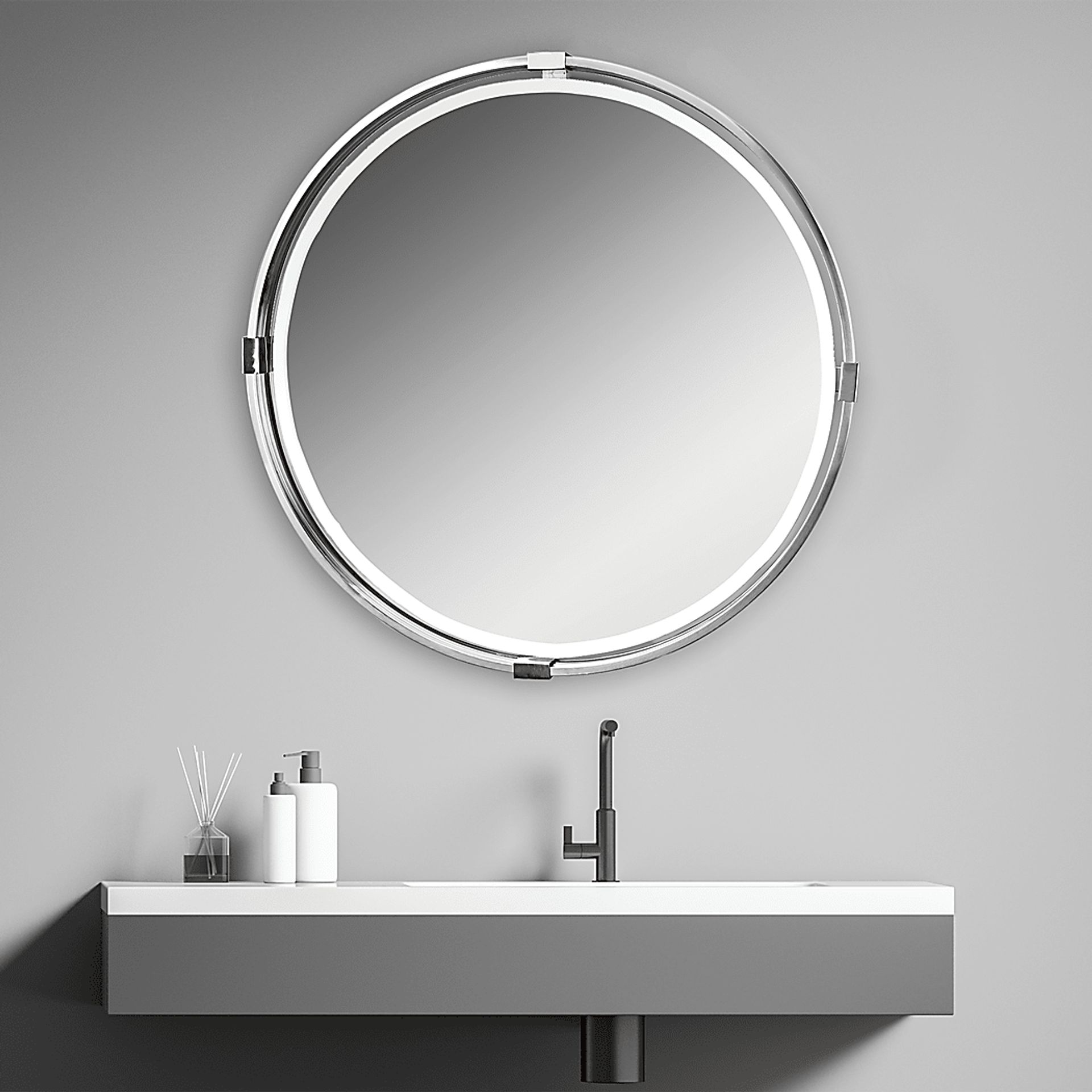 Teanna Silver Mirror - Image 3