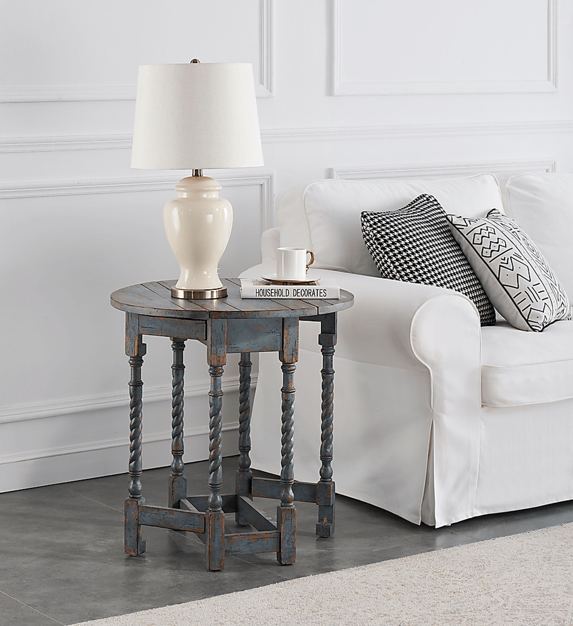 Teawick Blue Accent Table - Image 7