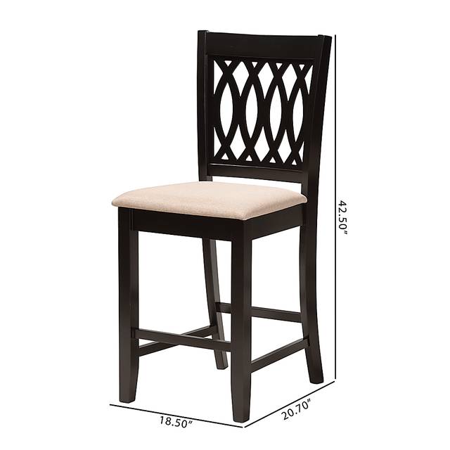 Teconnett Beige Counter Stool, Set of 2 - Thumbnail - Image 9