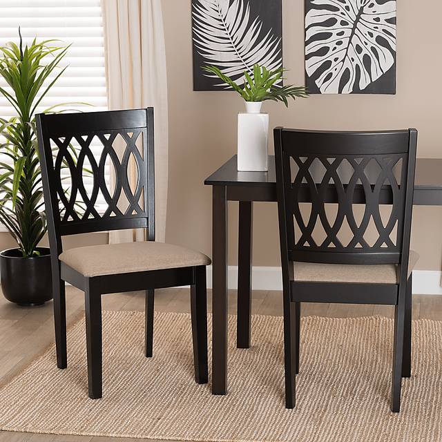 Teconnett Beige Dining Chair, Set of 2 - Thumbnail - Image 2